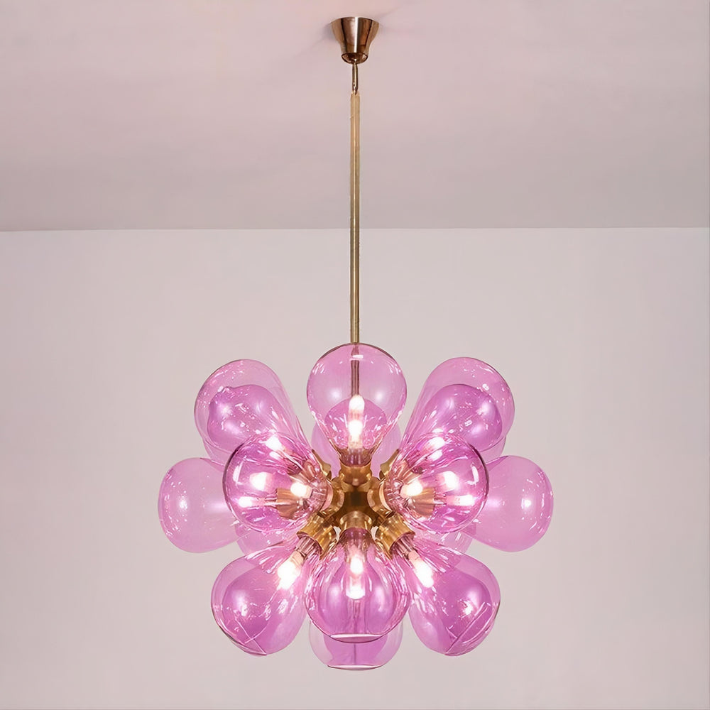 GRAPH MILK Chandelier by Lampadom - close-up