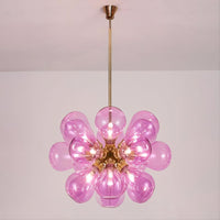 GRAPH MILK Chandelier by Lampadom - close-up