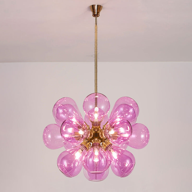 GRAPH MILK Chandelier by Lampadom - top view
