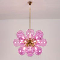 GRAPH MILK Chandelier by Lampadom - top view
