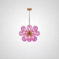 GRAPH MILK Chandelier by Lampadom - side view