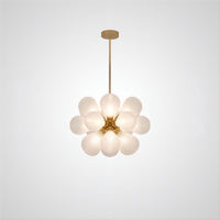 GRAPH MILK Chandelier by Lampadom - scale reference