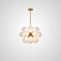 GRAPH MILK Chandelier by Lampadom - close-up