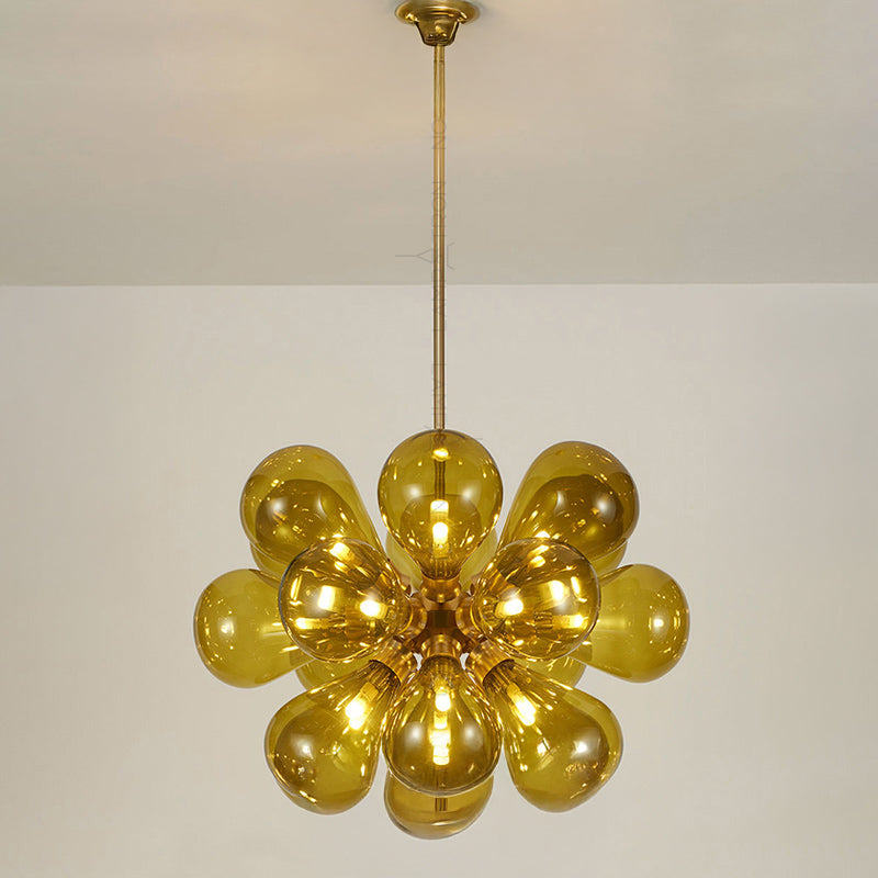 GRAPH MILK Chandelier by Lampadom - detail view
