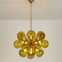 GRAPH MILK Chandelier by Lampadom - detail view
