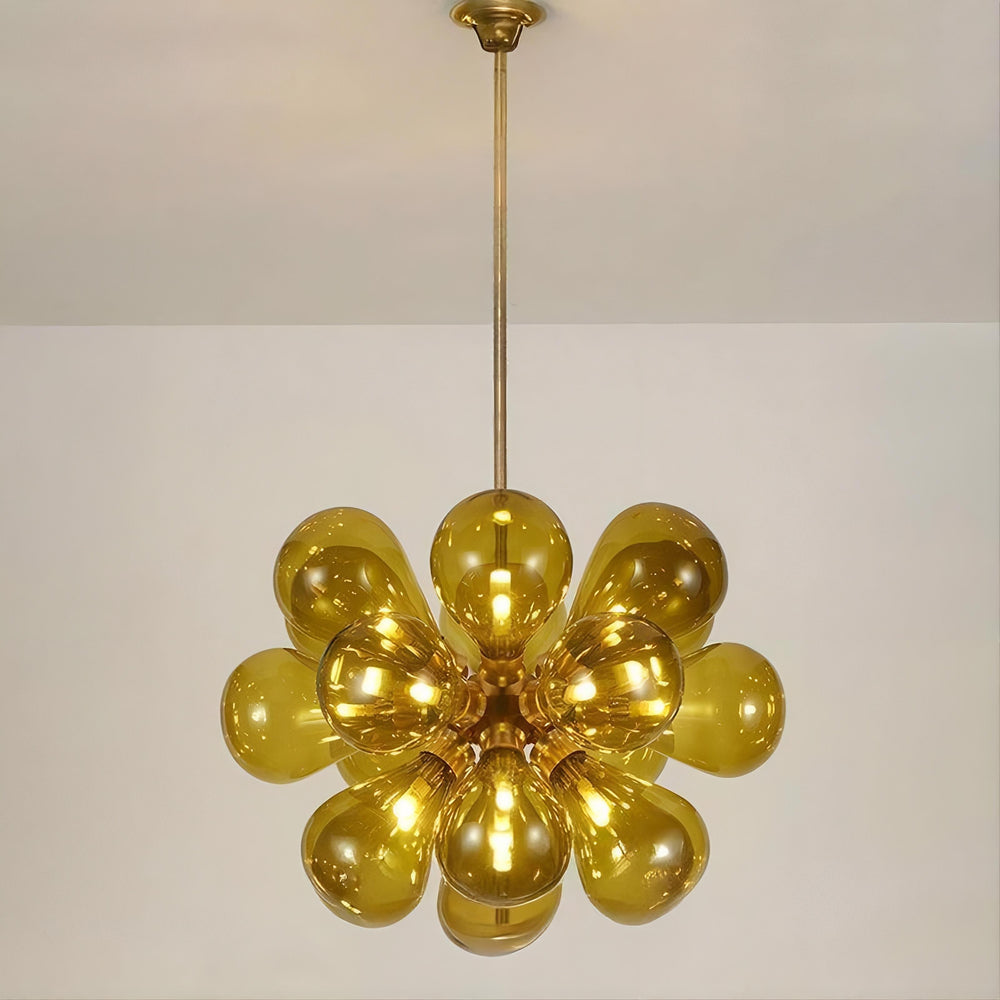 GRAPH MILK Chandelier by Lampadom - top view