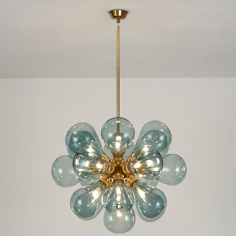 GRAPH MILK Chandelier by Lampadom - side view