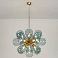 GRAPH MILK Chandelier by Lampadom - side view
