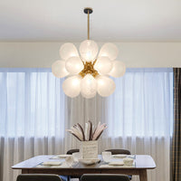 GRAPH MILK Chandelier by Lampadom - top view