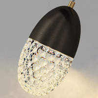 GRAPH Pendant by Lampadom - side view