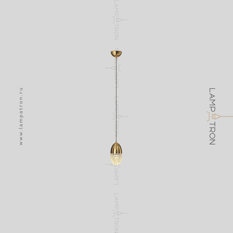 GRAPH Pendant by Lampadom - angle view