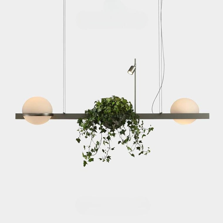 GRO Linear Chandelier by Lampadom - top view