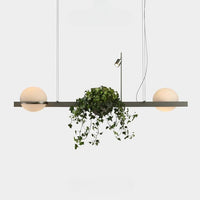 GRO Linear Chandelier by Lampadom - top view