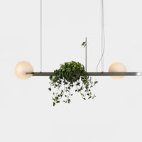 GRO Linear Chandelier by Lampadom - close-up