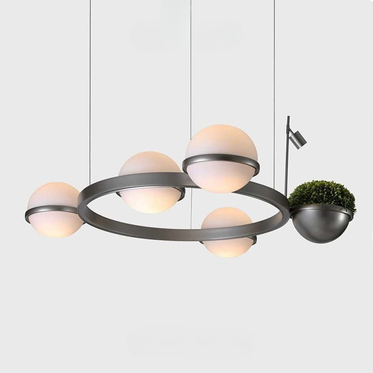 GRO Ring Chandelier by Lampadom - detail view