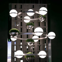 GRO Ring Chandelier by Lampadom - angle view
