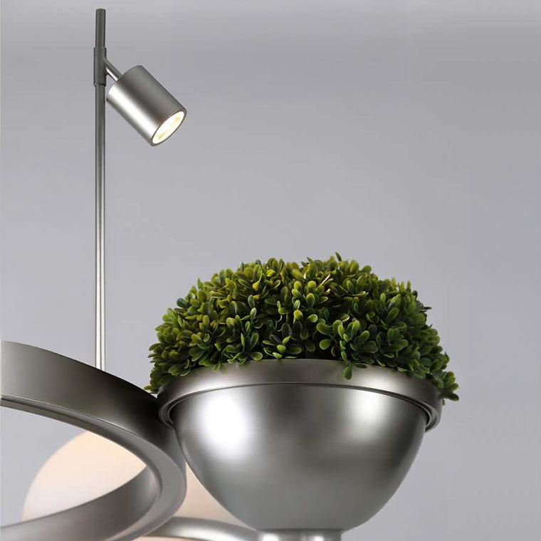 GRO Ring Chandelier by Lampadom - side view