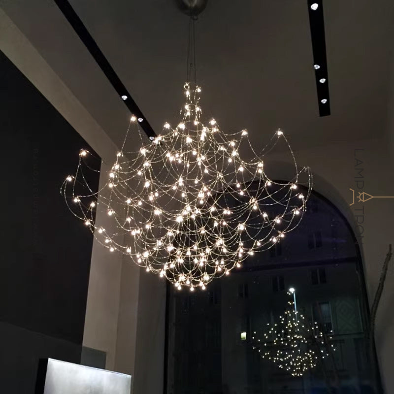 GUDVIN Chandelier by Lampadom - scale reference