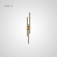 GULL Wall Light by Lampadom - scale reference