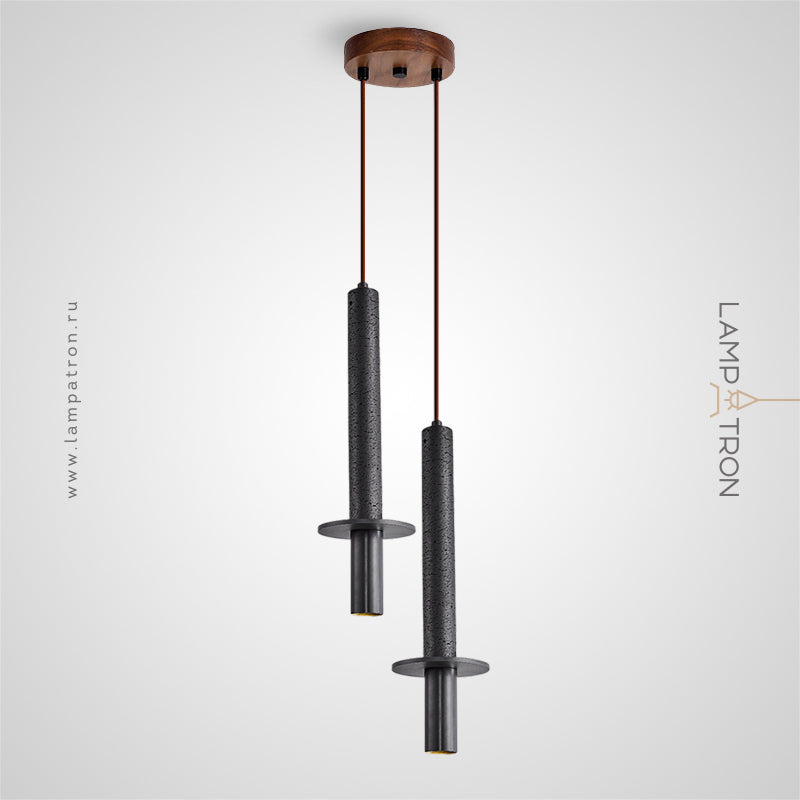 HAGBART DUO Cascade Light by Lampadom - side view