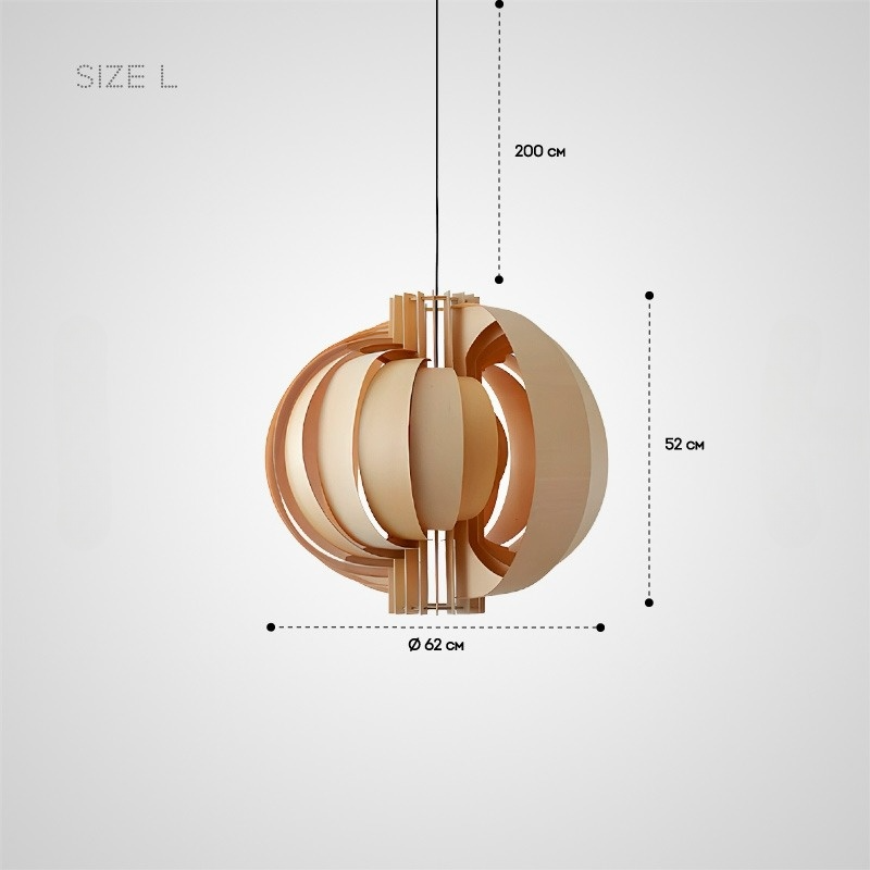 HAINE Pendant by Lampadom - side view