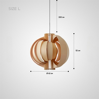HAINE Pendant by Lampadom - side view