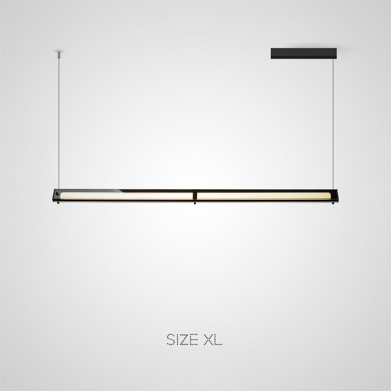 HAKVIN Linear Chandelier by Lampadom - side view