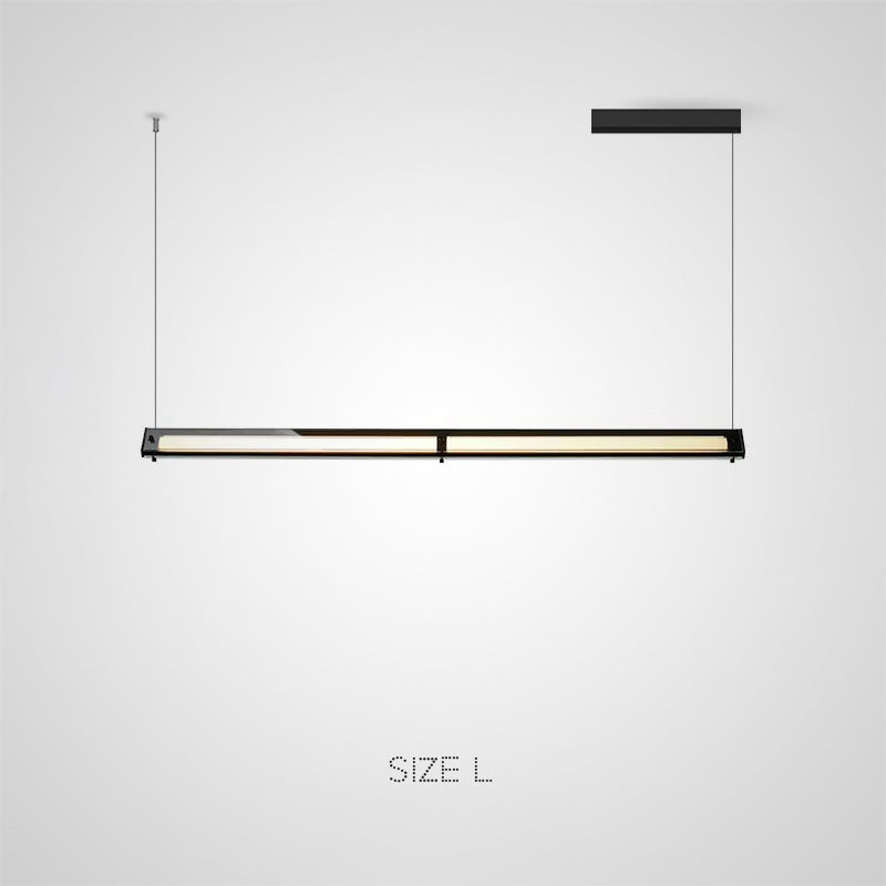HAKVIN Linear Chandelier by Lampadom - close-up