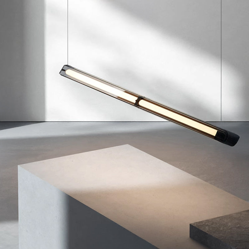 HAKVIN Linear Chandelier by Lampadom - close-up