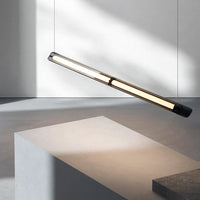 HAKVIN Linear Chandelier by Lampadom - close-up
