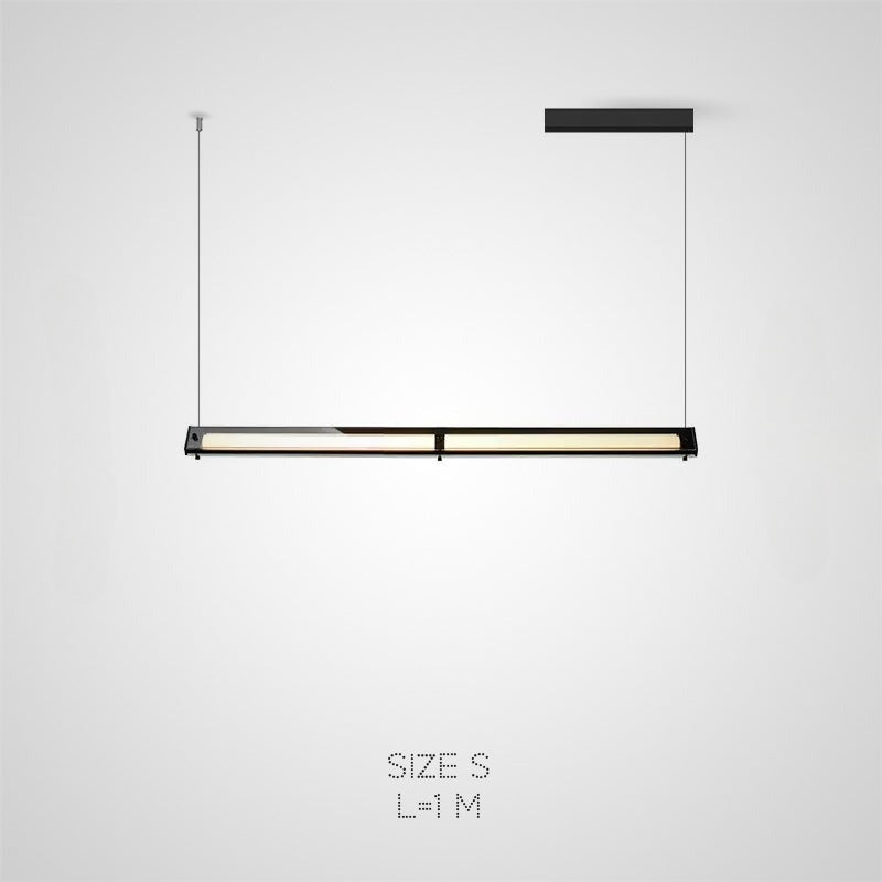 HAKVIN Linear Chandelier by Lampadom - angle view