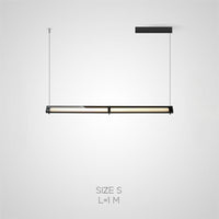 HAKVIN Linear Chandelier by Lampadom - angle view