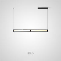 HAKVIN Linear Chandelier by Lampadom - angle view
