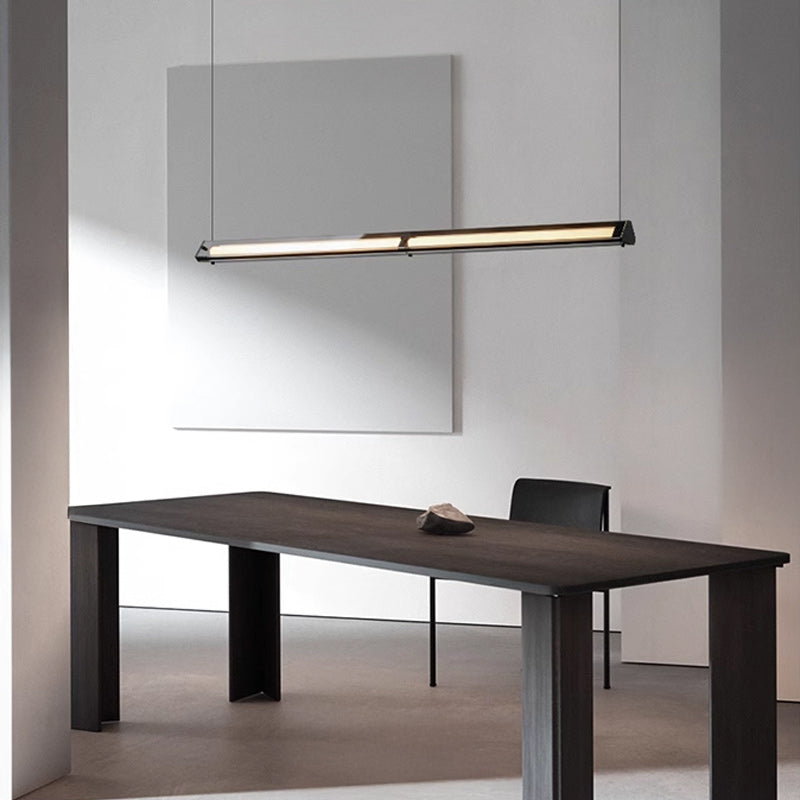 HAKVIN Linear Chandelier by Lampadom - side view