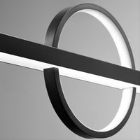 HALFRED Linear Chandelier by Lampadom - scale reference