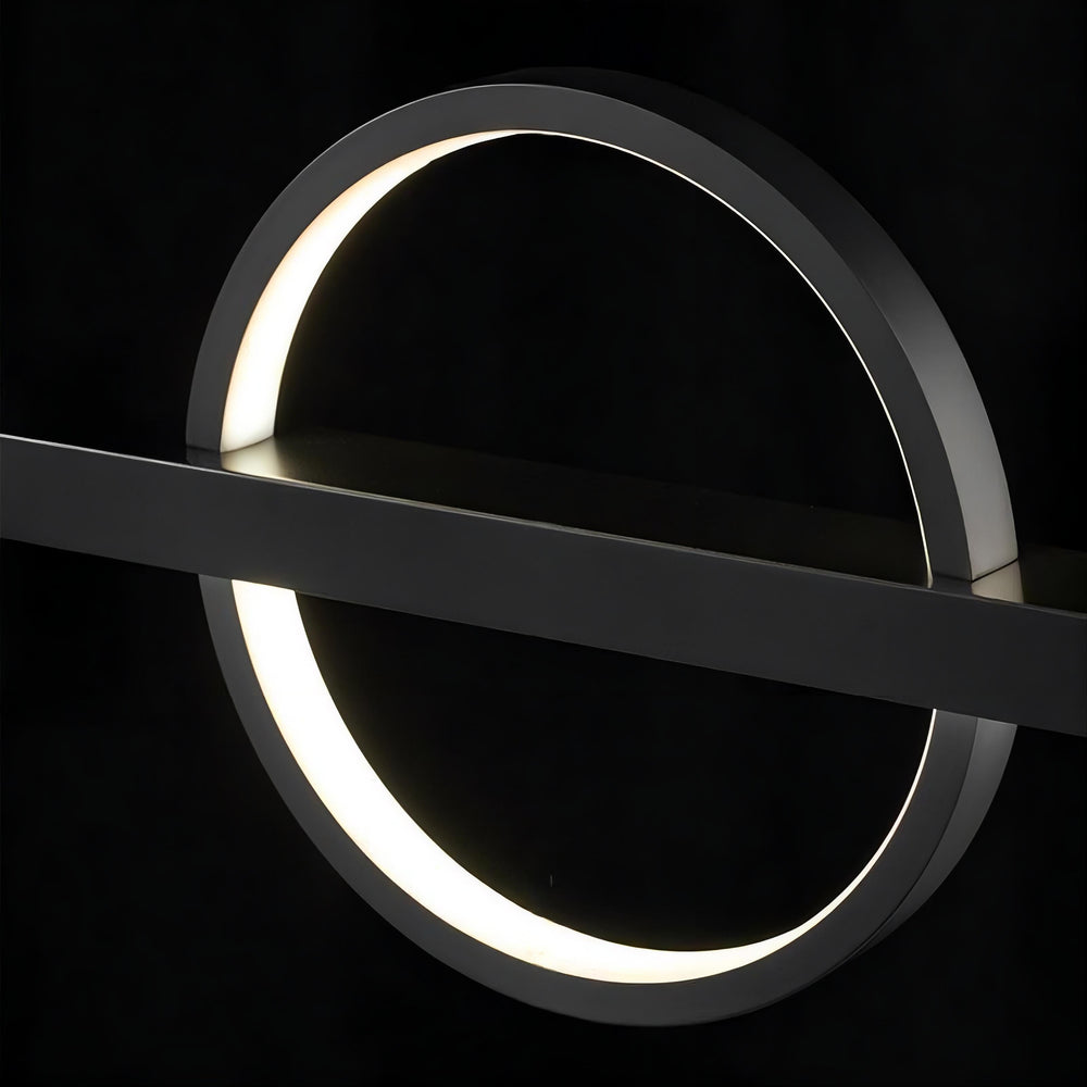 HALFRED Linear Chandelier by Lampadom - side view
