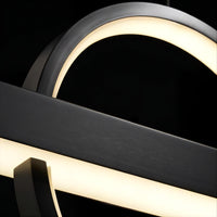 HALFRED Linear Chandelier by Lampadom - angle view