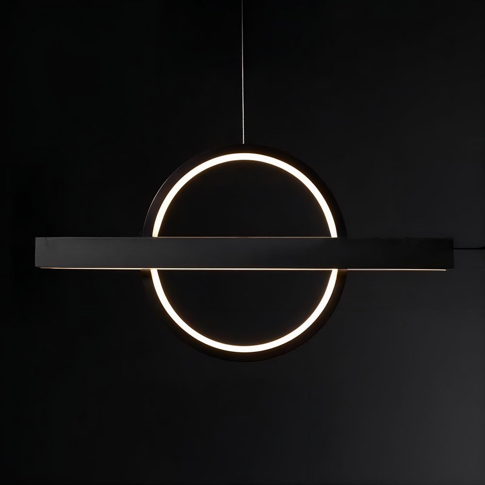 HALFRED Linear Chandelier by Lampadom - detail view