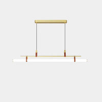 HARALD Linear Chandelier by Lampadom - scale reference