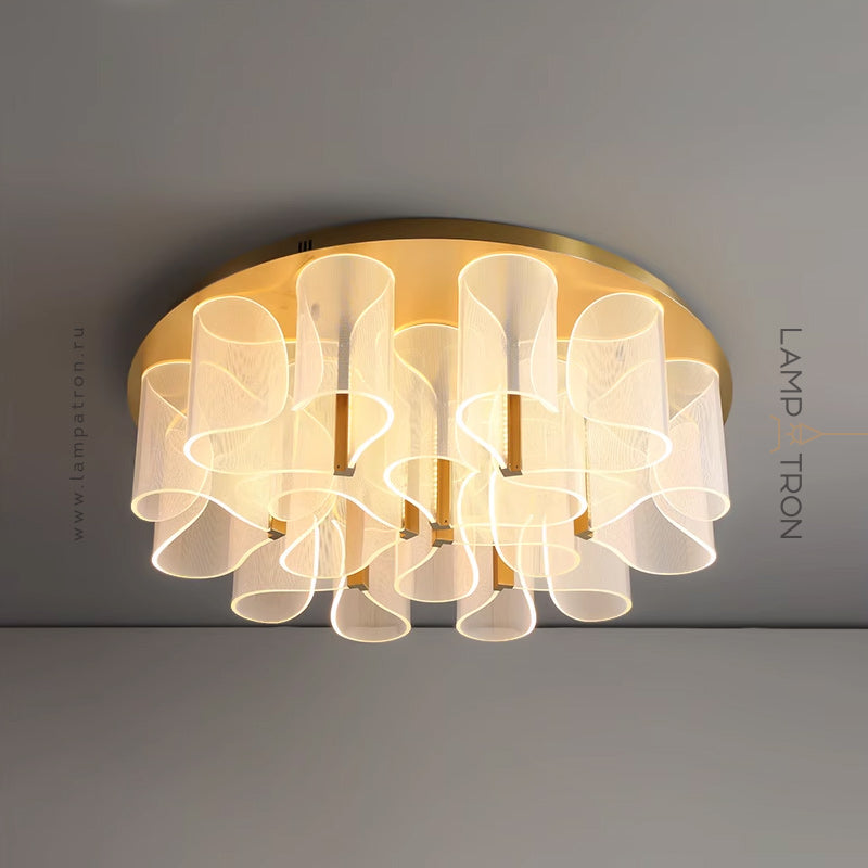 HEARTS Ceiling Chandelier by Lampadom - scale reference