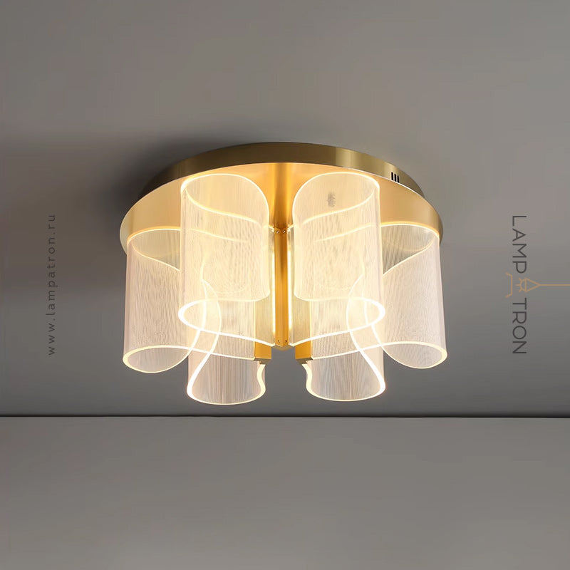 HEARTS Ceiling Chandelier by Lampadom - close-up
