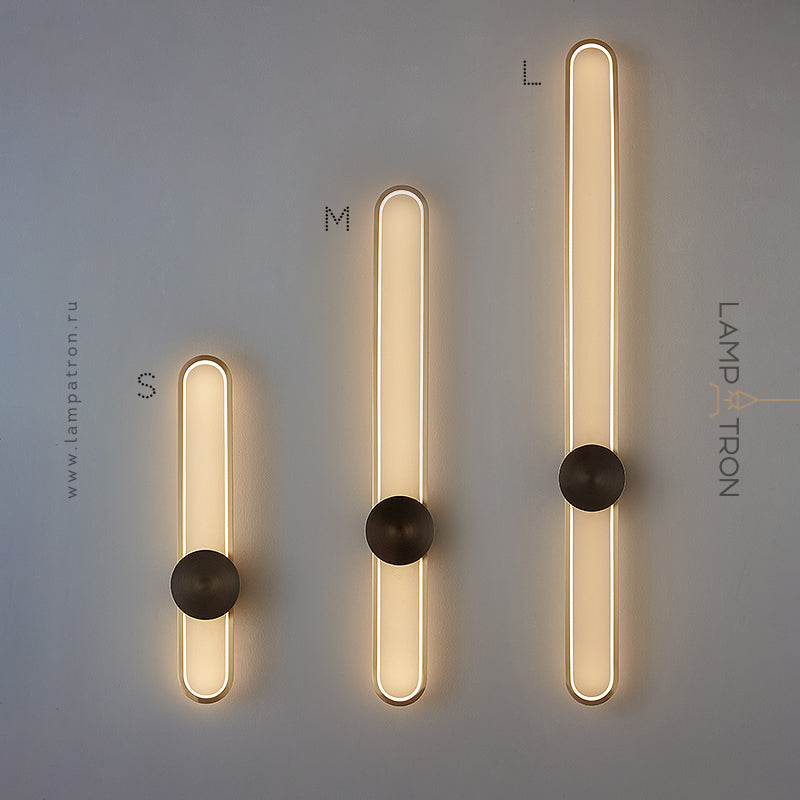 HEIDY L Wall Light by Lampadom - scale reference