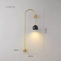 HEIMIR Wall Light by Lampadom - top view