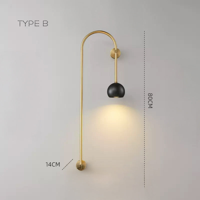HEIMIR Wall Light by Lampadom - scale reference