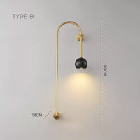 HEIMIR Wall Light by Lampadom - scale reference