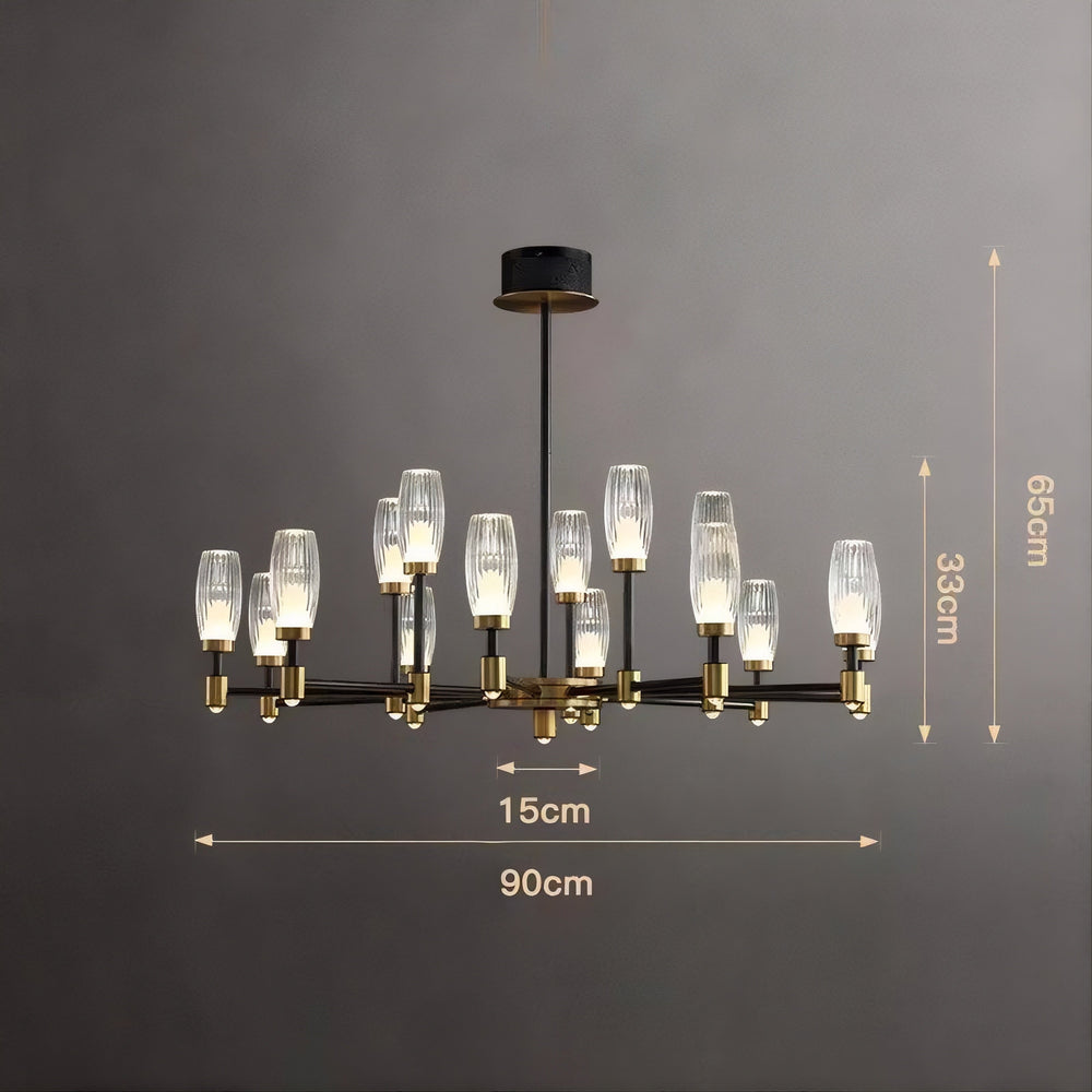 HELIUM A Chandelier by Lampadom - scale reference