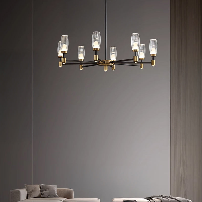 HELIUM A Chandelier by Lampadom - angle view