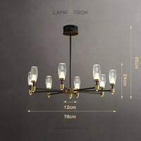HELIUM A Chandelier by Lampadom - top view