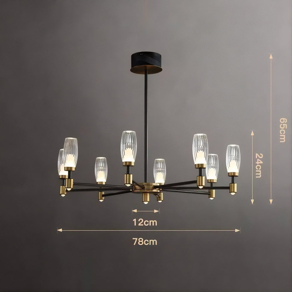 HELIUM A Chandelier by Lampadom - close-up