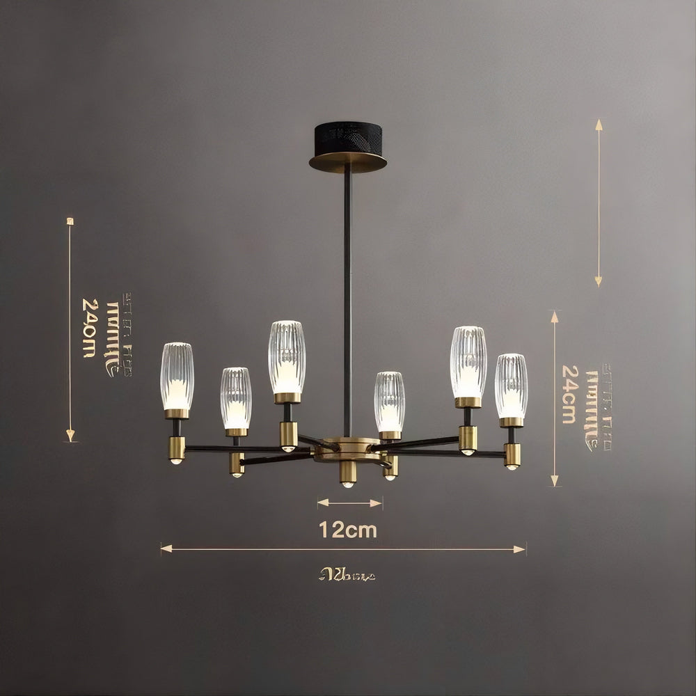 HELIUM A Chandelier by Lampadom - close-up